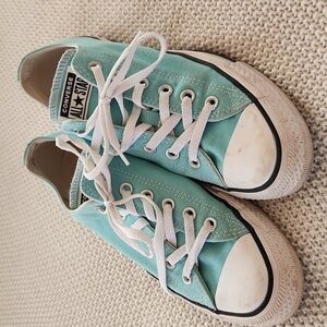 Converse Women's Teal Canvas Sneakers